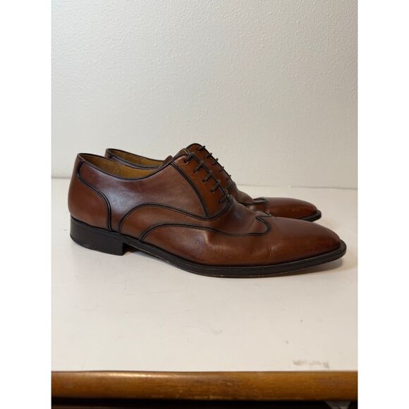 Magnanni Oxford Classic Wingtip Brown Men’s Shoes Size 12 main image 4